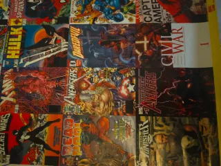 Poster 70 años Marvel comics