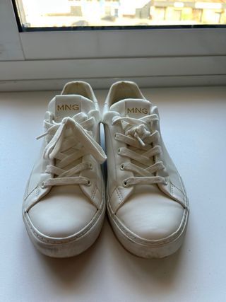 Tenis Blancos Unisex Mango