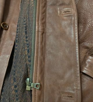 Giubbotto vintage pelle anni 60-70 Made in Italy