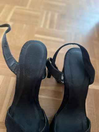 Zapatos de tacón negros talla 40