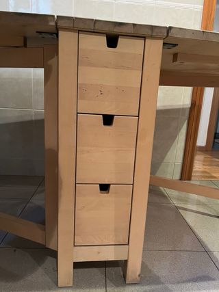 Tavolo pieghevole IKEA NORDEN in legno