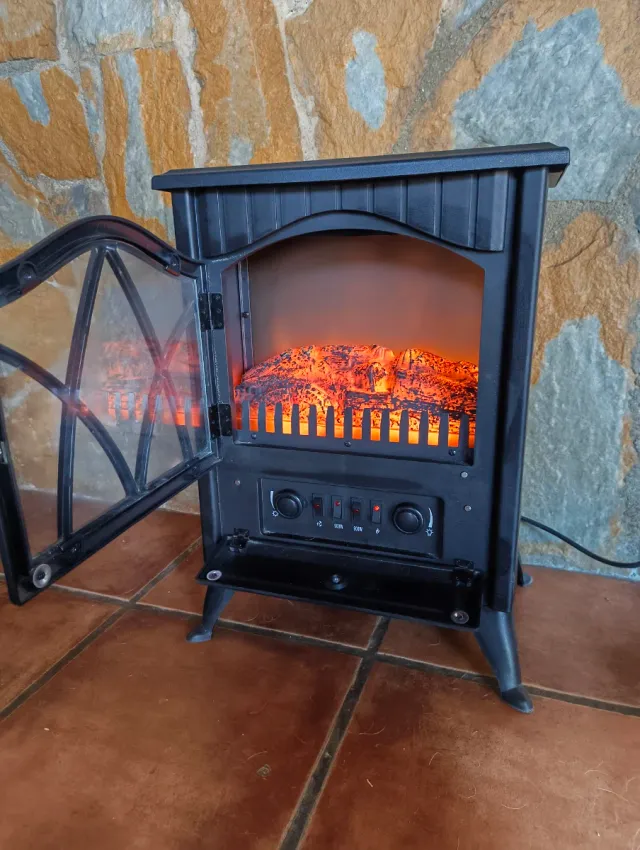 Calentador eléctrico, fuego