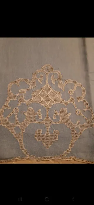 Asciugamani in lino celeste