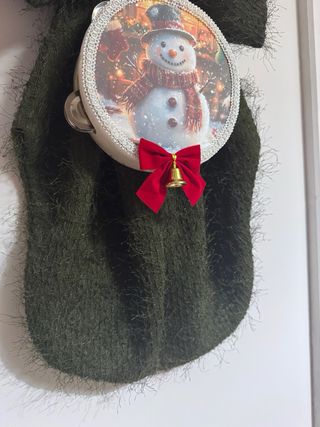 Fiocco Natale con tamburello.