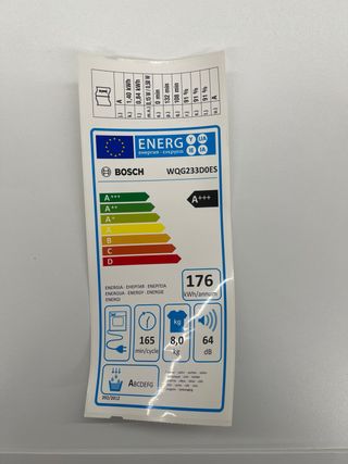 Secadora Bosch Bomba Calor 8kg A+++ - NUEVO!