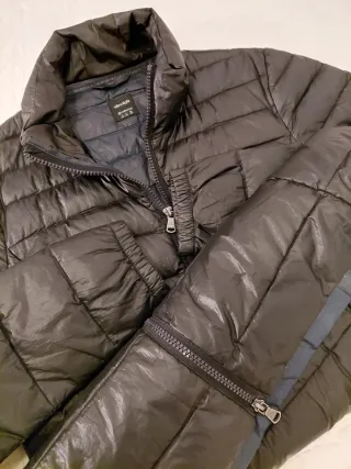 Abrigo Stradivarius azul talla 38