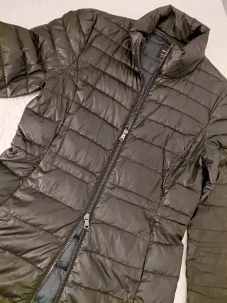 Abrigo Stradivarius azul talla 38