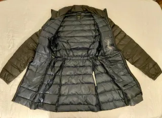 Abrigo Stradivarius azul talla 38