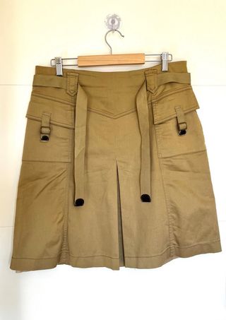 Falda Cortefiel Cargo Kaki T.44 Cif people