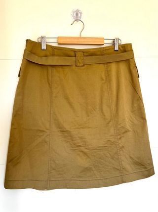 Falda Cortefiel Cargo Kaki T.44 Cif people