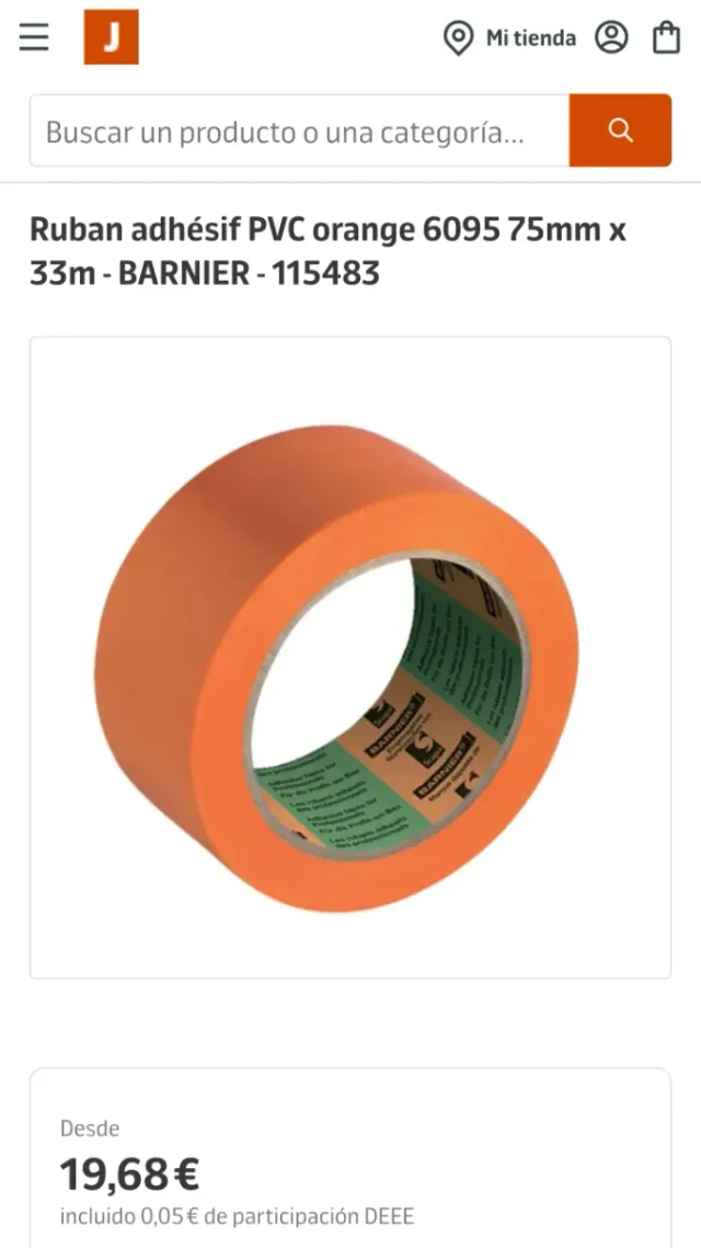 Cinta pvc de uso profecional