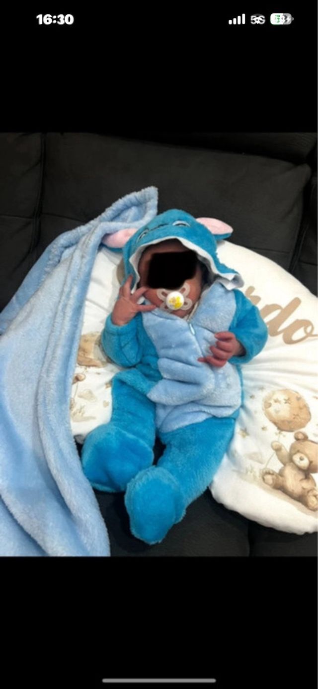 Tutina neonato Stitch