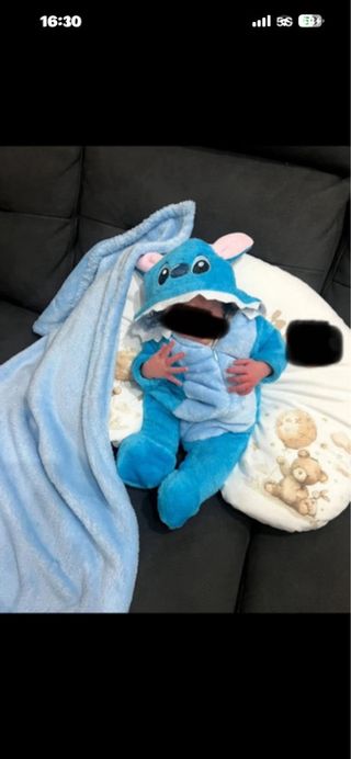 Tutina neonato Stitch