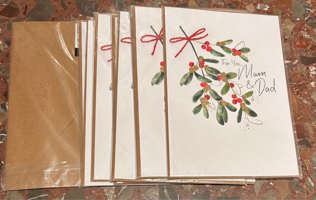 Tarjetas Navideñas Hallmark Mamá y Papá