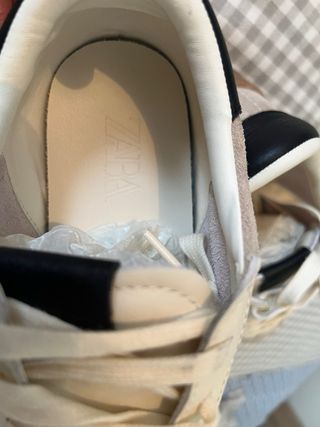 Zara zapatillas nobuk talla 38 nuevas