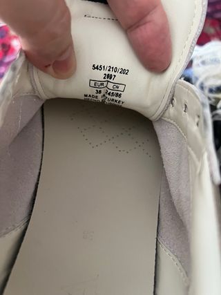 Zara zapatillas nobuk talla 38 nuevas