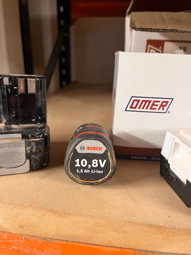 batería 10.8 V Bosch mojada en la DANA