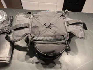 Bolsa depósito/asiento Oxford Negra