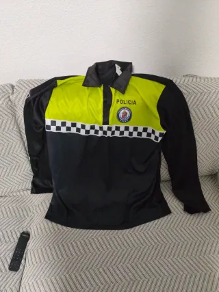 Camiseta Disfraz Policía Talla Única
