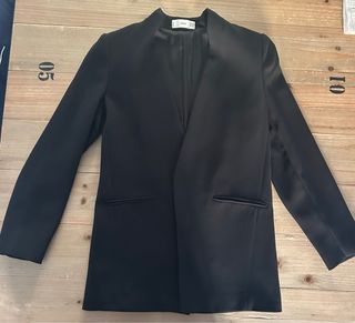 Americana mujer MANGO XS color negro