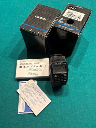 Casio DBC-32-1AES Data Bank Cinturino nuovo!