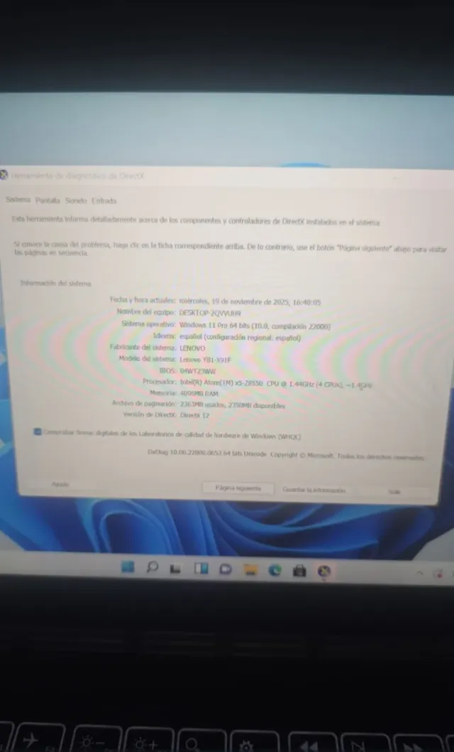 Tablet Lenovo Yoga Book Windows