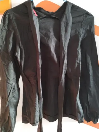 Blusa cuello alto Carolina Herrera Negra