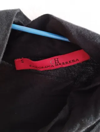 Blusa cuello alto Carolina Herrera Negra