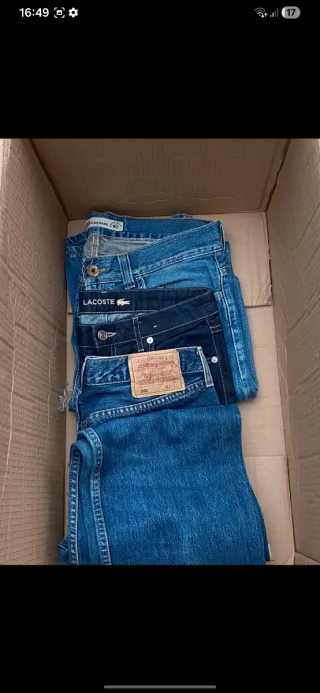 Lotto Jeans Levi's & Lacoste Blu felpe nike