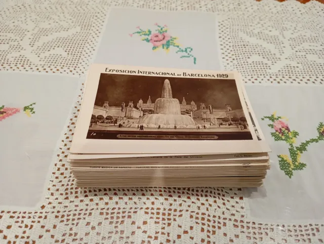 87 cartoline dell'Esposizione Internazionale di Barcellona 1929