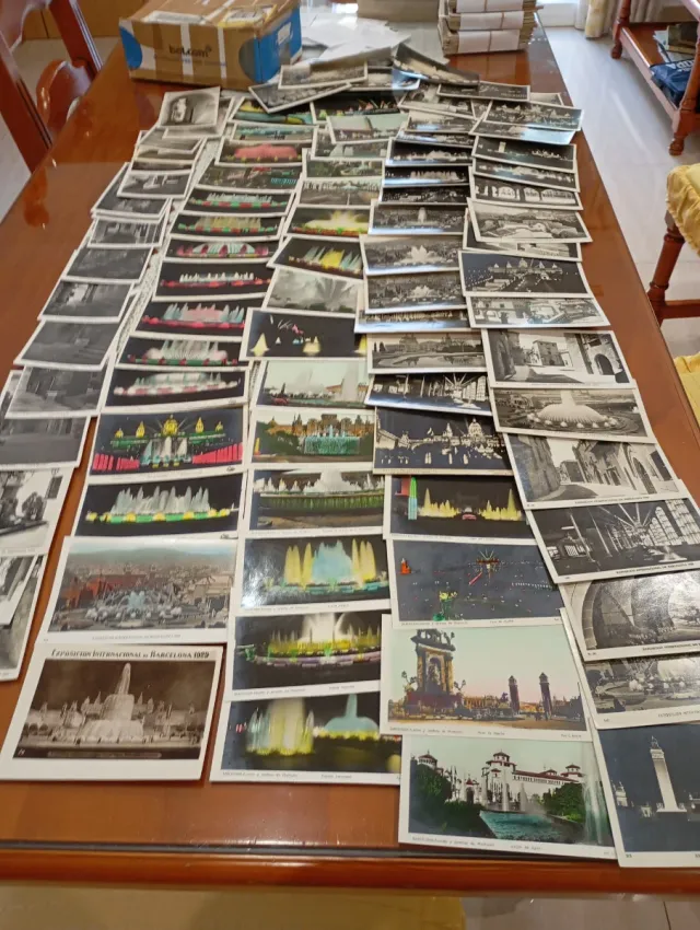 87 cartoline dell'Esposizione Internazionale di Barcellona 1929