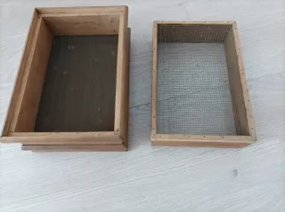 Tamizador vintage de madera