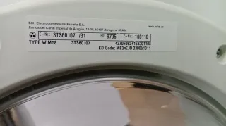 Lavadora Balay Blanca