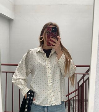 blusa vintage talla M