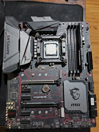 Intel i5-7600K + MSI Z270 Gaming M3 + RAM