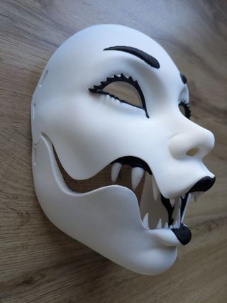 Máscara Geisha Terrorífica articulada