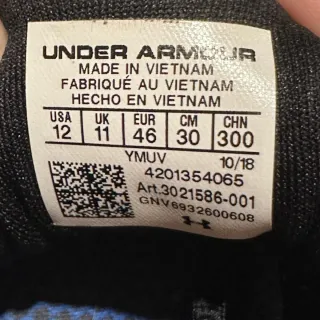 Zapatillas Under Armour Sonic Negras Naranja