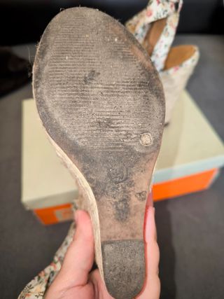 Sandalias Esparto Flores