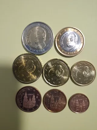 España serie 8 monedas € 1999.