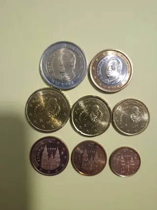 España serie 8 monedas € 1999.