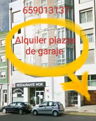 Plaza de Garaje. Alquiler.