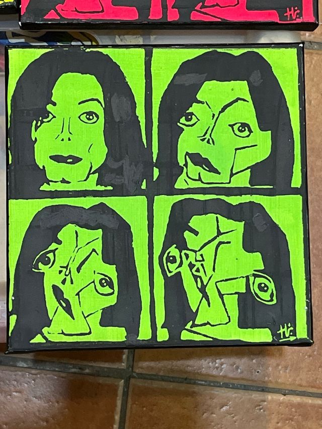 Serigrafía Lienzo Michael Jackson Pop Art