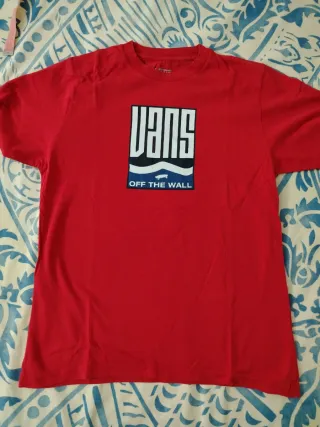 T-shirt Vans rossa