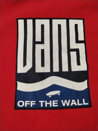 T-shirt Vans rossa