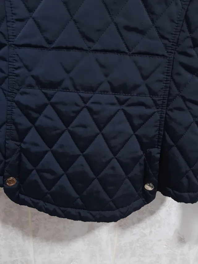 Chaqueta Massimo Dutti azul acolchada