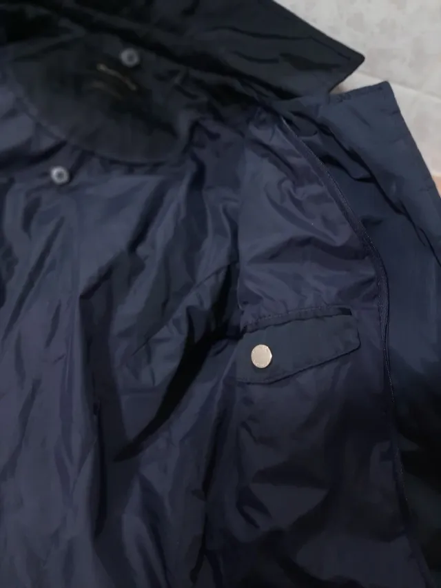 Chaqueta Massimo Dutti azul acolchada