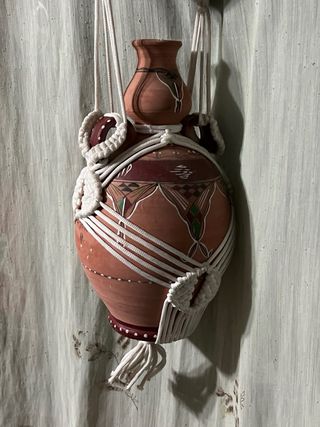 Vaso decorativo in terracotta