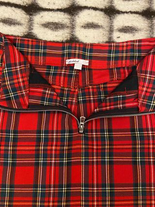 Mini falda escocesa Subdued