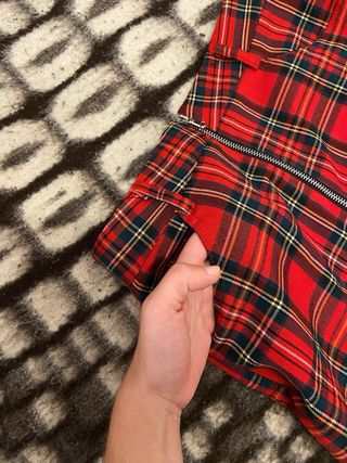 Mini falda escocesa Subdued