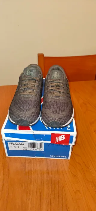 Bambas verdes marca new balance